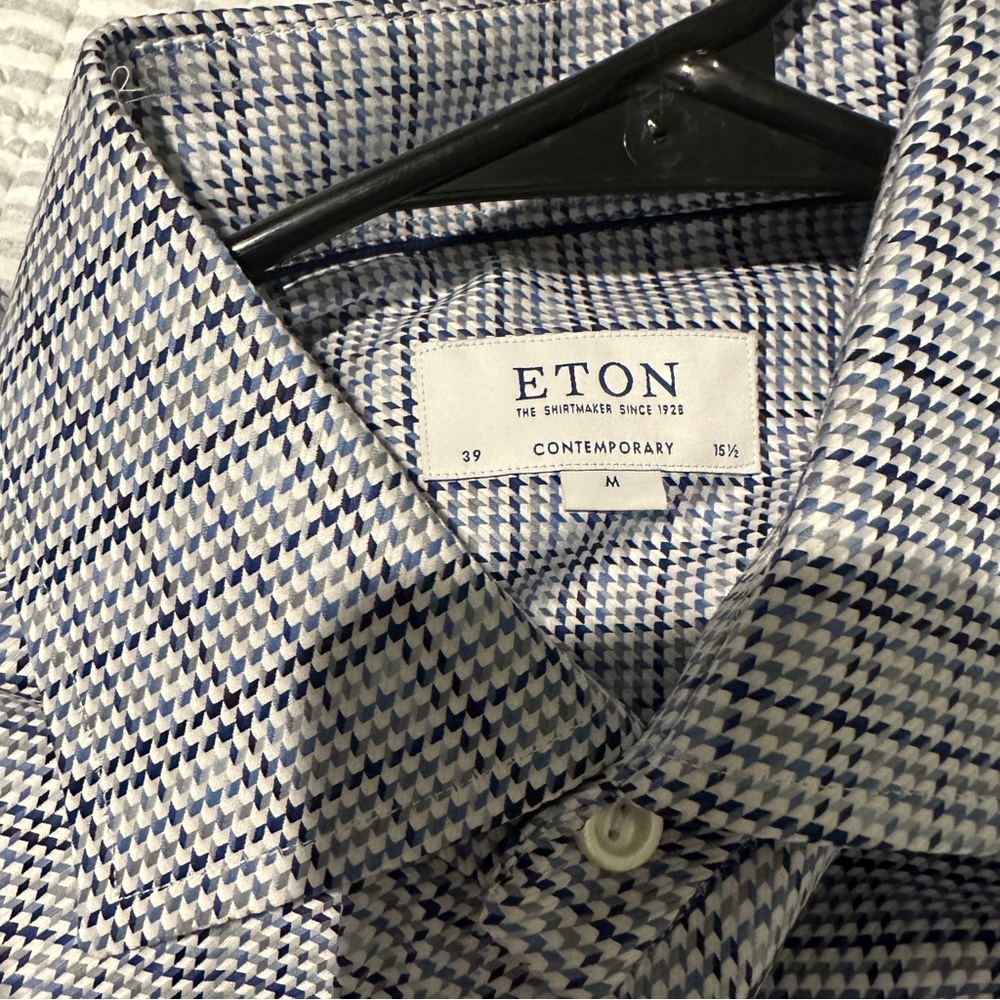 Pre owned Men’s Eton Dress Shirt -Like New - Picture 6 of 16